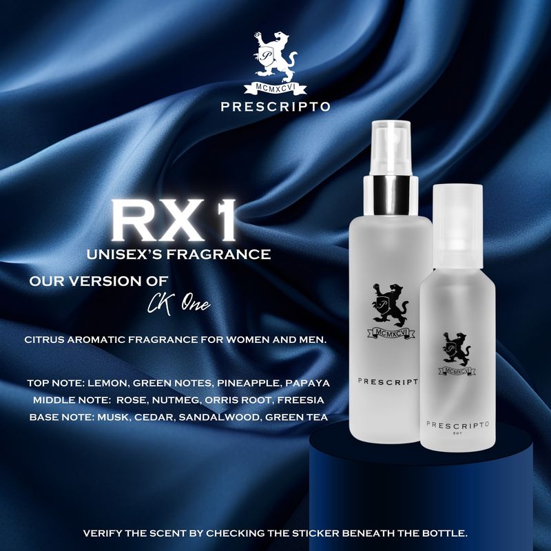 Prescripto - RX1 Citrus Aromatic ( UNISEX SCENT ) 100ml BIG