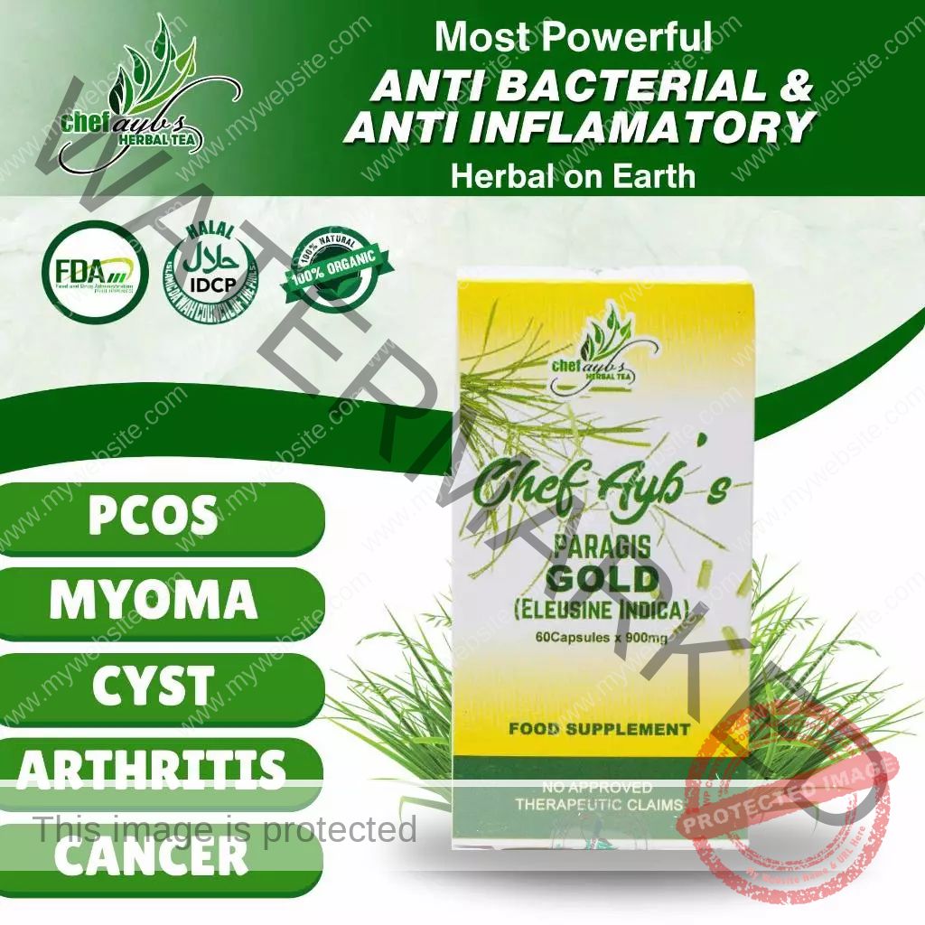 Chef Aybs Paragis Gold Eleusine Indica 900mg x 60 Capsules