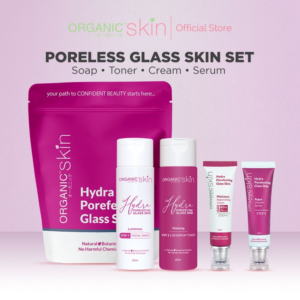 Organic Skin Japan Hydra Porefecting Glass Skin Set