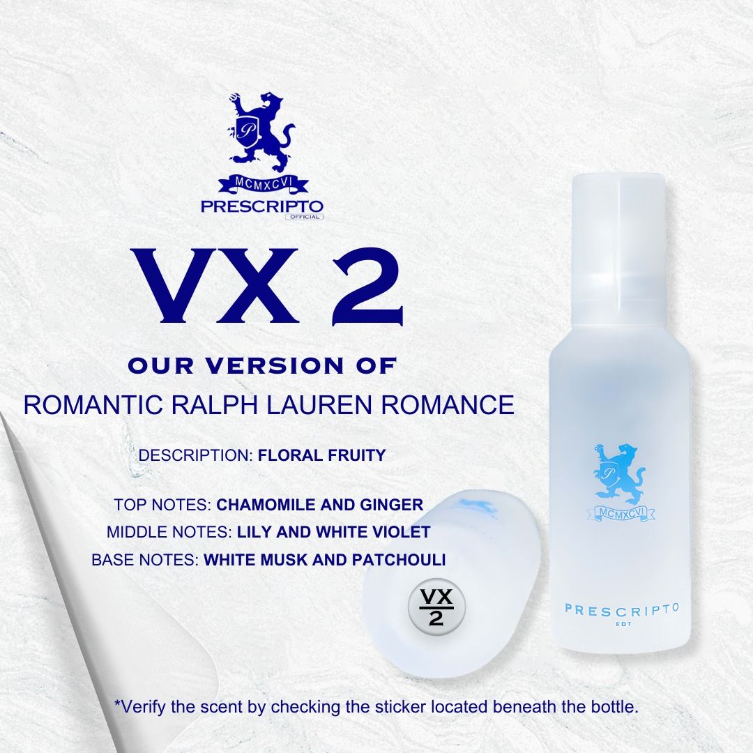 Prescripto - VX2 60ml Small