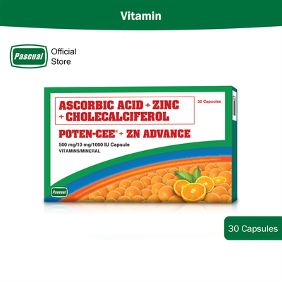 Potencee 500mg/10mg Capsule / Vitamins Minerals 30 Capsule