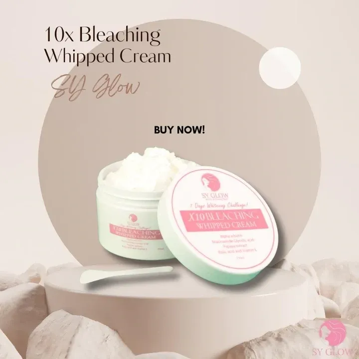 SY Glow 10x Bleaching Cream Instant White - 250ml