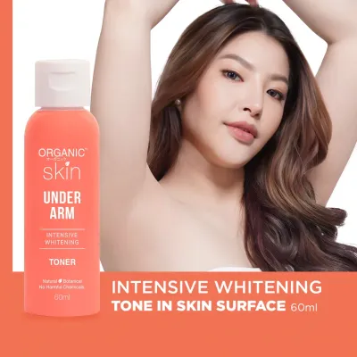 Organic Skin Japan Intensive Whitening Underarm Toner  Armpit Whitener with Sunflower Oil