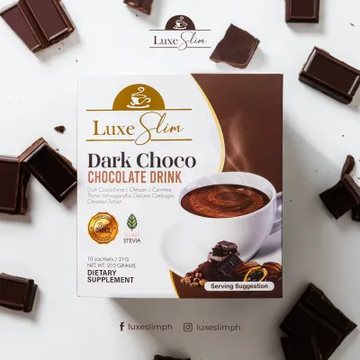 Luxe Slim Dark Choco Chocolate Drink 10 Sachets - 210g Luxe Slim Dark Choco Chocolate Drink 10 Sachets - 210g