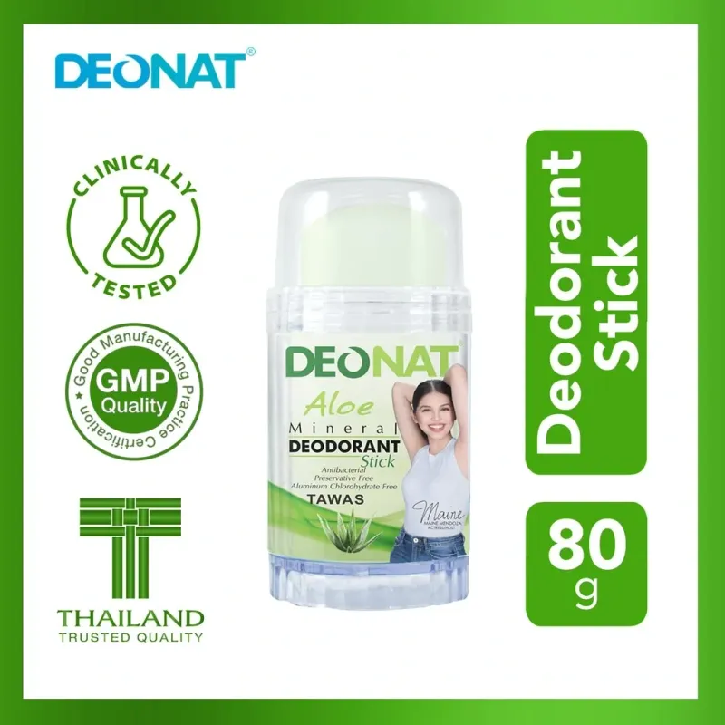 Deonat Aloevera Mineral Deodorant Stick 80g Green