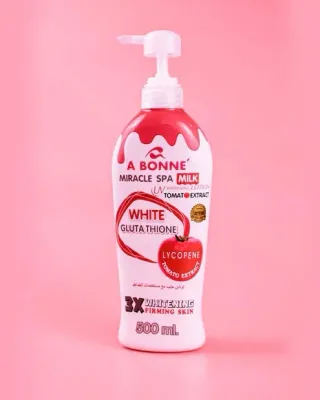 A Bonne Miracle Spa Milk Whitening Lotion Tomato Extract (500mL)