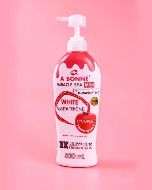 A Bonne Miracle Spa Milk Whitening Lotion Tomato Extract (500mL)