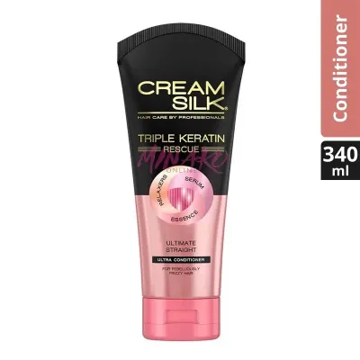 Cream Silk Conditioner Keratin Straight 350ml BIG