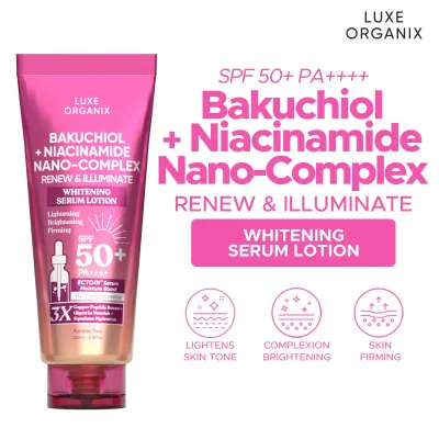 Luxe Organix Niacinamide + Bakuchiol Nano-Complex Serum Lotion 200ml
