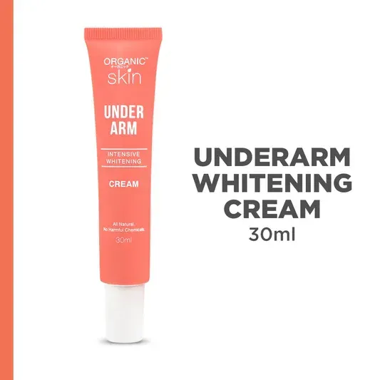 Organic Skin - Intensive Whitening Underarm Cream Under Arm Lightening 30ml - NEW PACKAGING