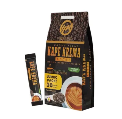 Madam Kilay Slimming Kape Krema Jumbo Decaf Coffee (30 Sachets) Madam Kilay Slimming Kape Krema Jumbo Decaf Coffee (30 Sachets)