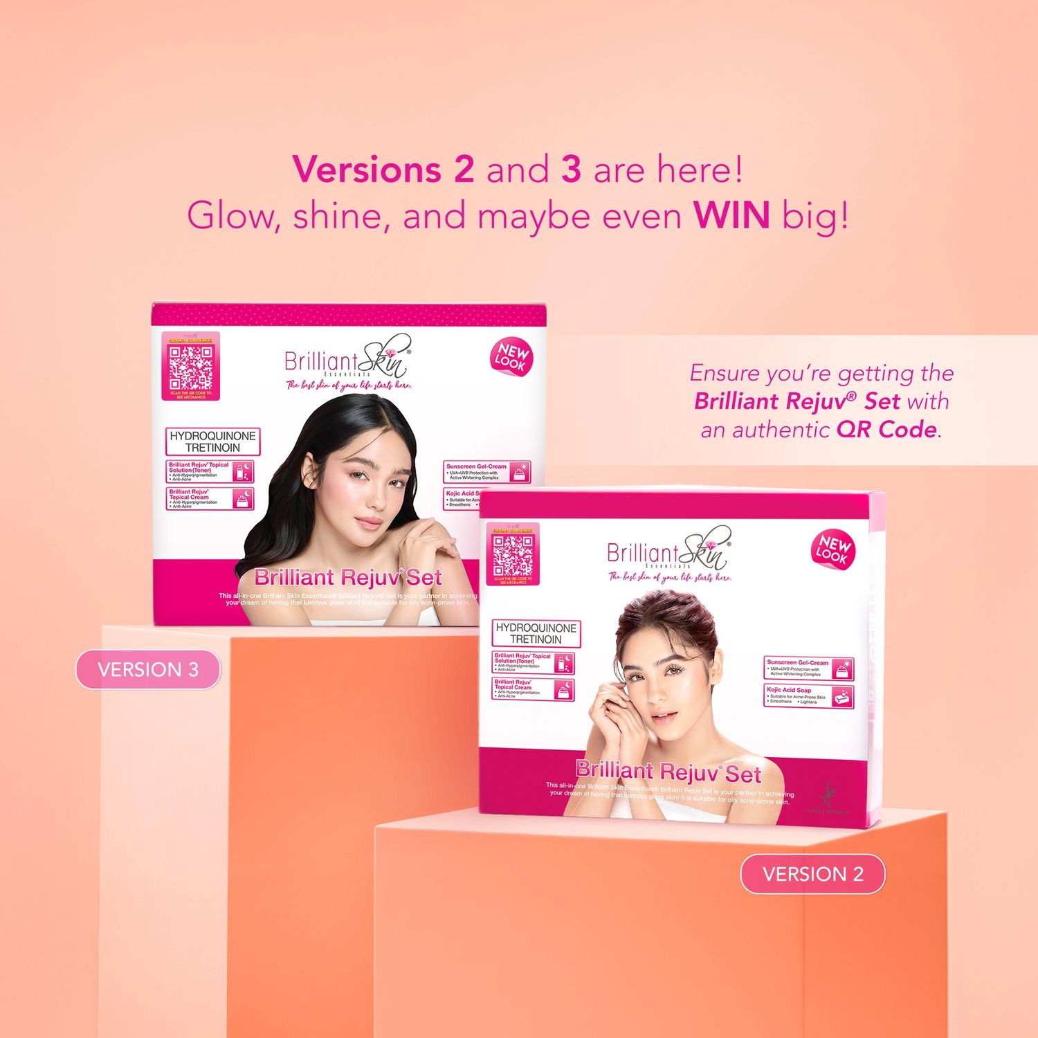 Brilliant Skin Rejuvenating Set Hydroquinone Tretinoin (NEW PACKAGING)