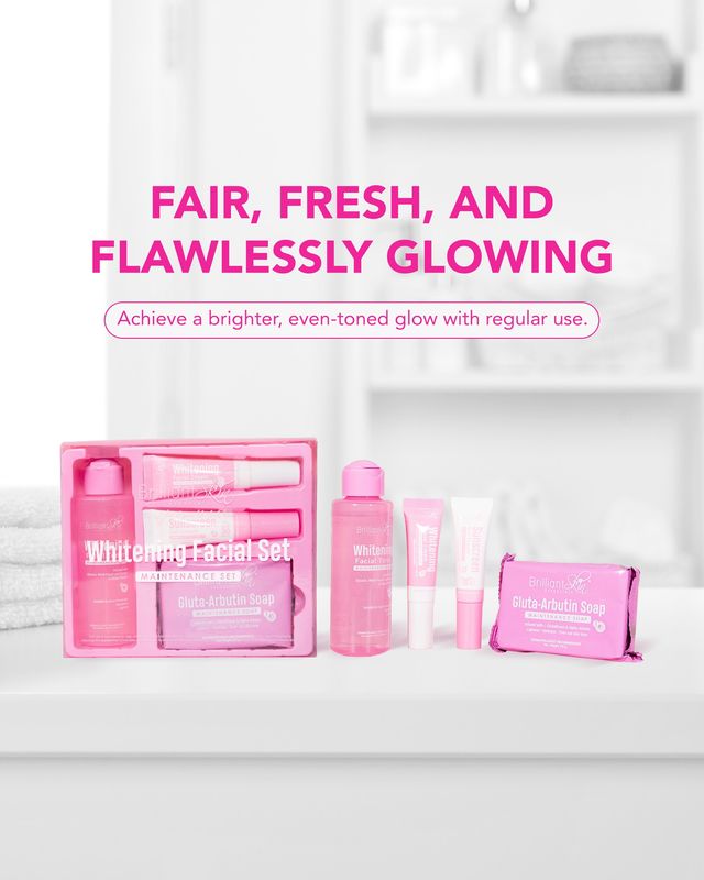 Brilliant Skin Whitening Facial Set Maintenance Set - (NEW PACKAGING)
