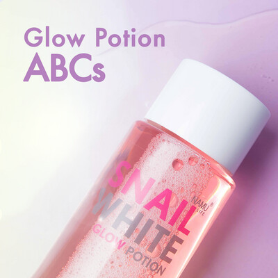 Snail White Glow Potion AHA BHA Toner 150ml [Exfoliating toner, brightens and hydrates skin, clears whiteheads and blackheads, pore-minimizing, alcohol-free]