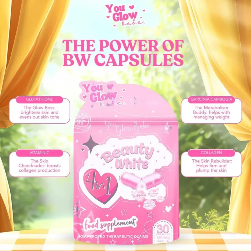 You Glow Babe - Beauty White Glutathione Collagen Slimming (NEW PACKAGING)