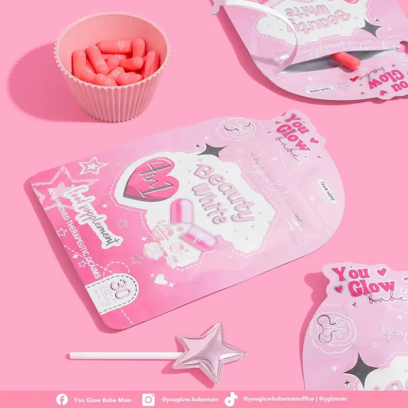 You Glow Babe - Beauty White Glutathione Collagen Slimming (NEW PACKAGING) You Glow Babe - Beauty White Glutathione Collagen Slimming (NEW PACKAGING)