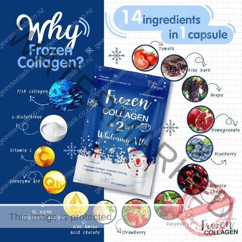 Frozen Collagen Supplements - 60 Capsule with QR CODE