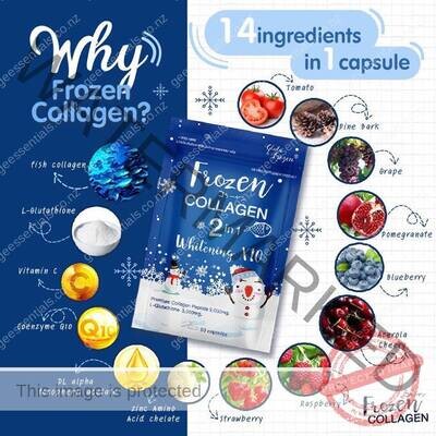 Frozen Collagen Supplements - 60 Capsule with QR CODE