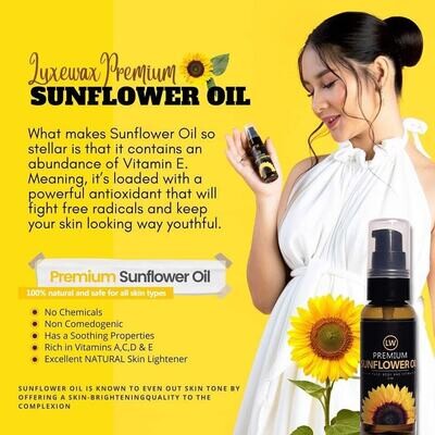 LuxeWax Sunflower Oil