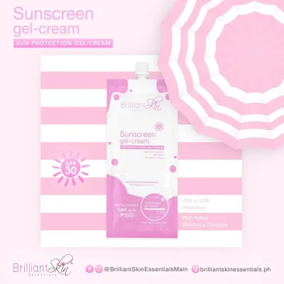 Brilliant Skin Essentials Sunscreen Gel-Cream (Pinkish Glow) SPF 30 - 50g NEW PACKAGING