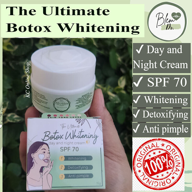 Blem Dr - The Ultimate Botox Whitening Day and Night Cream SPF 70 - 15g Blem Dr - The Ultimate Botox Whitening Day and Night Cream SPF 70 - 15g