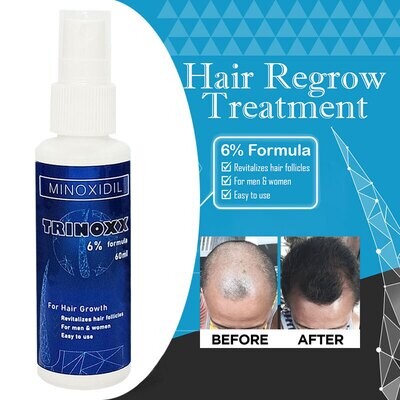 TRINOXX 6% Minoxidil Topical Solution for Men and Women 30ml
