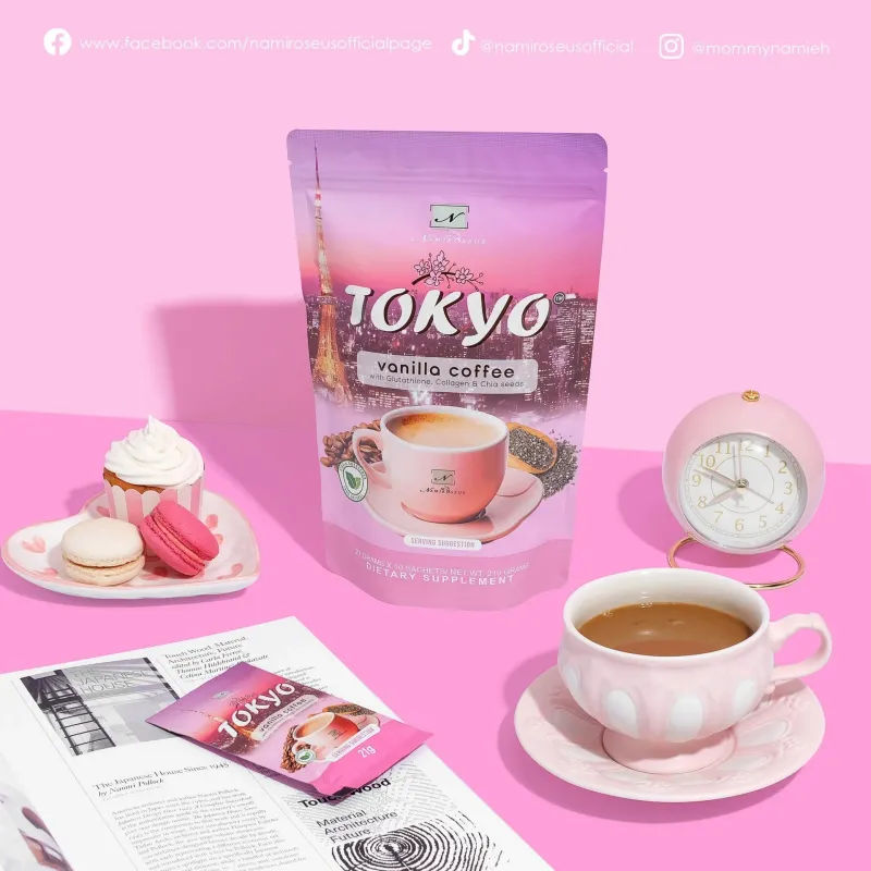 Namiroseus Tokyo Vanilla Coffee 10 sachets (NEW PACKAGING)