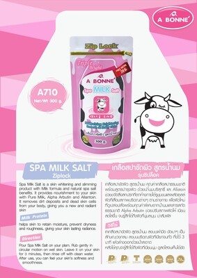A Bonne Spa Milk Salt with Twister Cap 350g