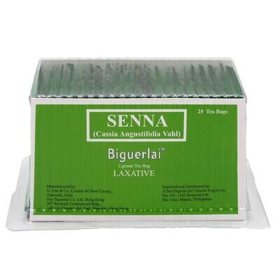 Biguerlai tea Senna leave laxative 25 Tea Bags