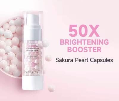 GMEELAN Sakura Gluta Brightening Underarm Cream 30g GMEELAN Sakura Gluta Brightening Underarm Cream 30g