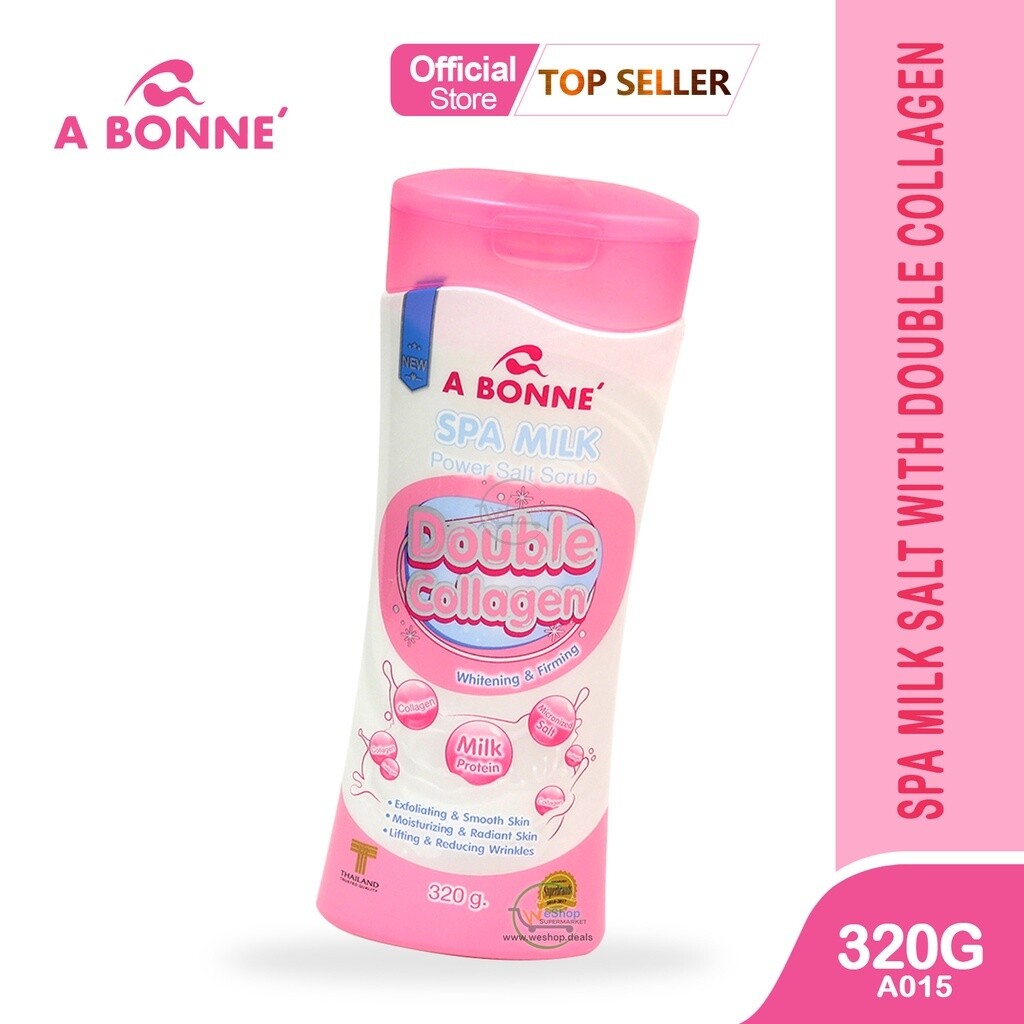 A Bonne Spa Milk Power Salt Scrub Double Collagen 320g A Bonne Spa Milk Power Salt Scrub Double Collagen 320g