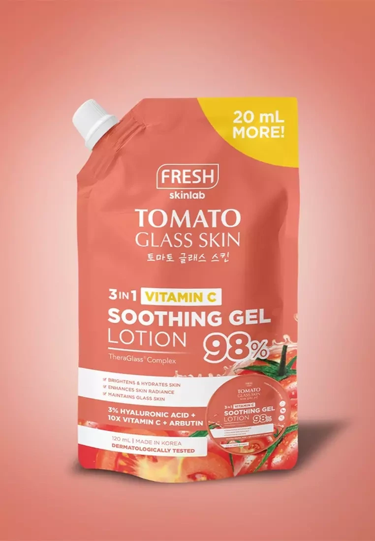 Fresh Skinlab Tomato Glass Skin Soothing Gel Lotion 120ml Fresh Skinlab Tomato Glass Skin Soothing Gel Lotion 120ml