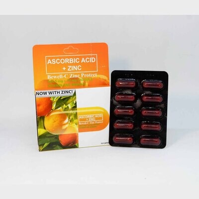 BUY 3 Bewell-C Non-Acidic Vitamin C 500mg - 10 Capsules Per Box (TOTAL 30 CAPSULE)