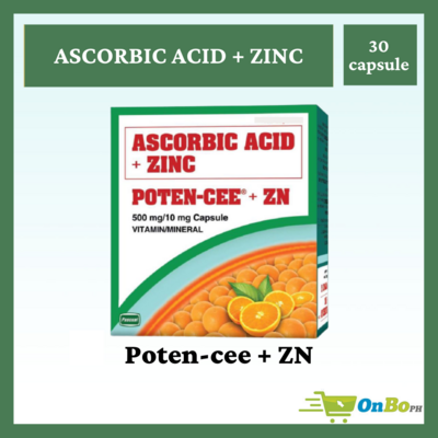 Potencee 500mg/10mg Capsule / Vitamins Minerals 30 Capsule