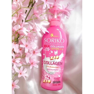 Soriko Milk Collagen Lotion SPf 30 - 500ml Soriko Milk Collagen Lotion SPf 30 - 500ml