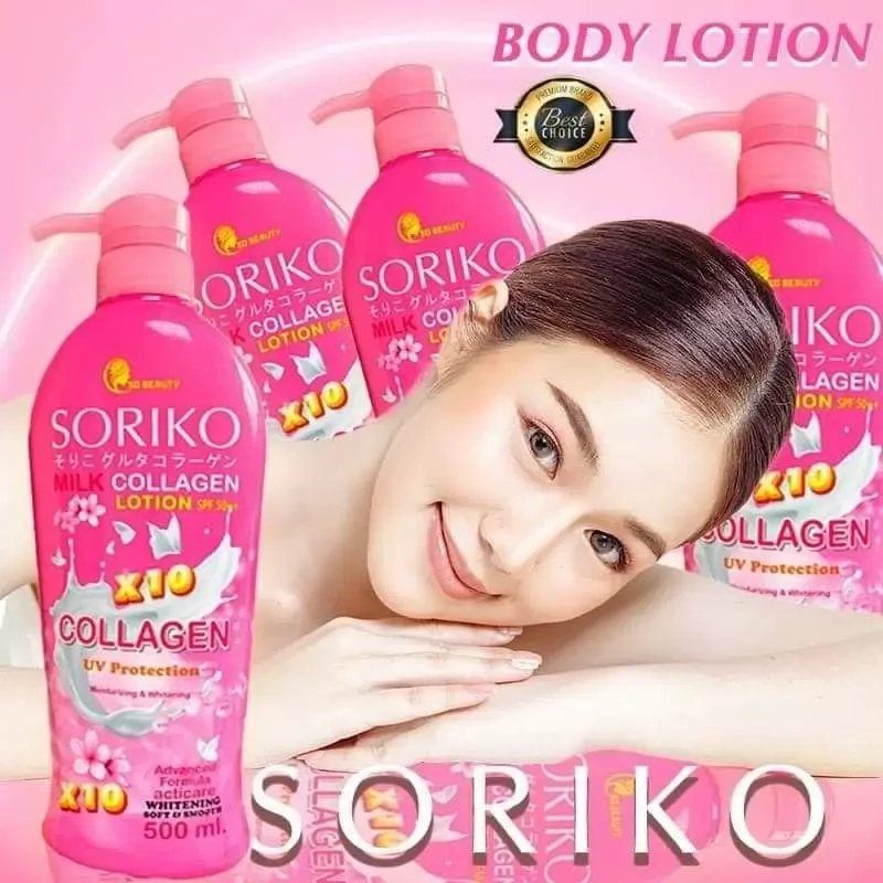 Soriko Milk Collagen Lotion SPf 30 - 500ml