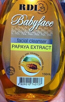 RDL Babyface Facial Toner Papaya Extract (150ml)