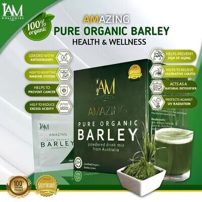 Amazing Pure Organic Barley Powdered Drink