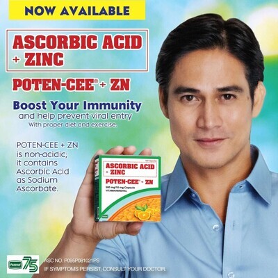 Potencee 500mg/10mg Capsule / Vitamins Minerals 100 Capsule