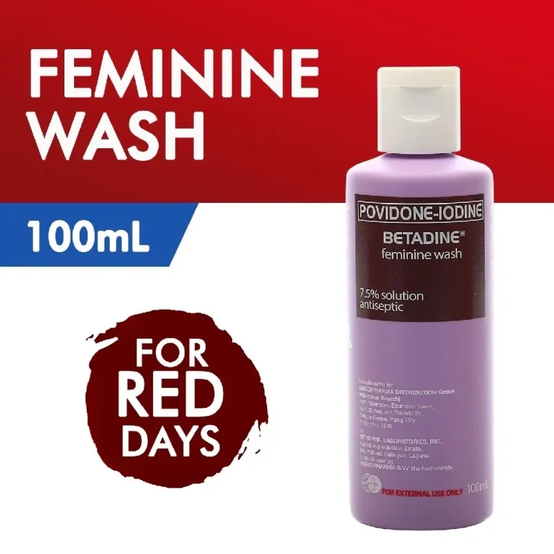 Betadine 7.5% Antispetic Feminine Wash 100ml Betadine 7.5% Antispetic Feminine Wash 100ml