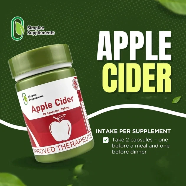 Simplee Supplements Apple Cider 60 Caps Simplee Supplements Apple Cider 60 Caps
