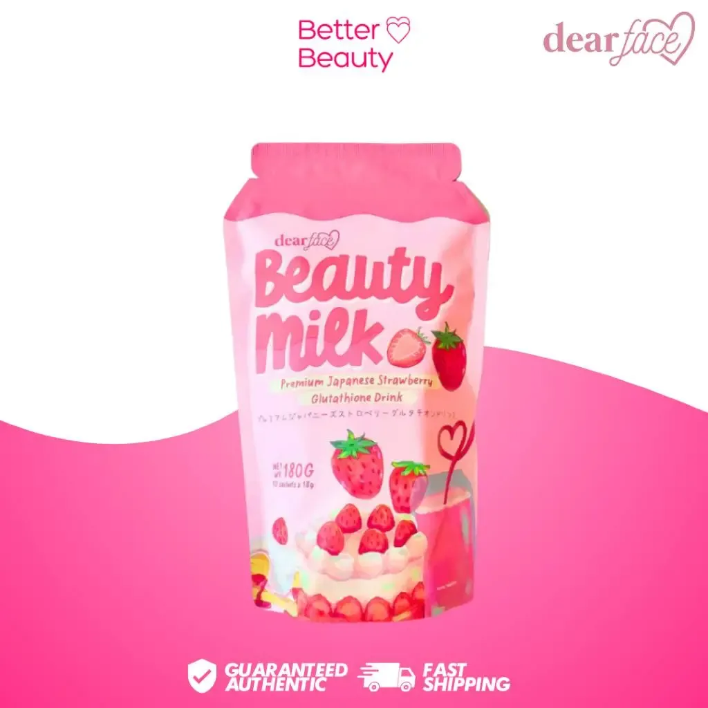 Dear Face Beauty Milk Strawberry New Packaging