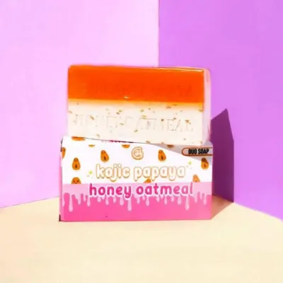 G21 Duo Soap Kojic Papaya + Honey Oatmeal - BIG