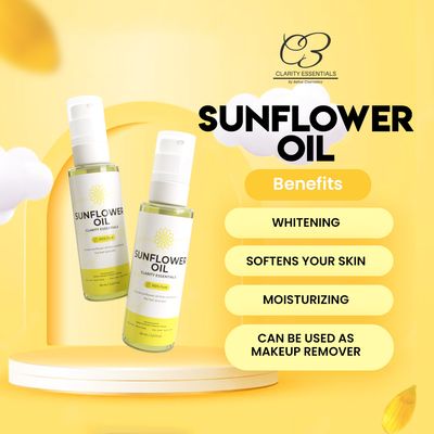 Clarity Essentials Sunflower Oil - For Skin and Hair 60ml