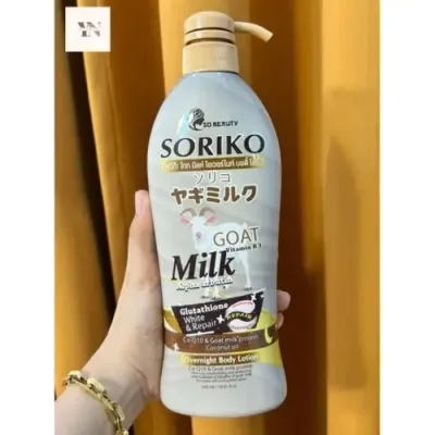 Soriko Goat Milk Overnight Body Lotion 500ml
