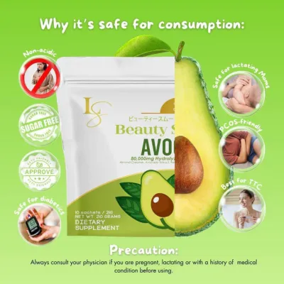 Luxe Slim Beauty Smoothie Avocado 21gx10