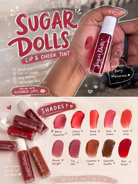 Sugar Dolls - Lip and Cheek Gel Tint