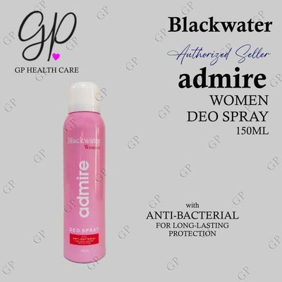 Blackwater Women Deo Spray 150ml - ADMIRE (Inspire, Desire, Seduce, Admire)