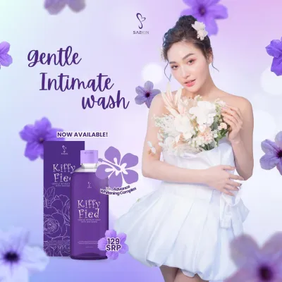 SaSkin Kiffy Fied Gentle Intimate Wash with Whitening Miss Flawless 150ml
