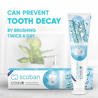 Scoban Teeth Whitening Toothpaste with Baking Soda